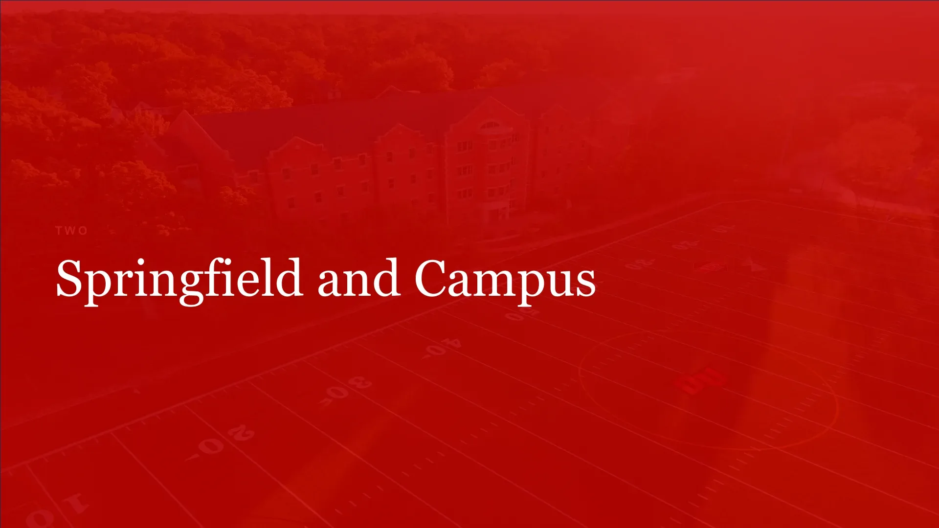 Slide 8: Part two: Springfield and Campus