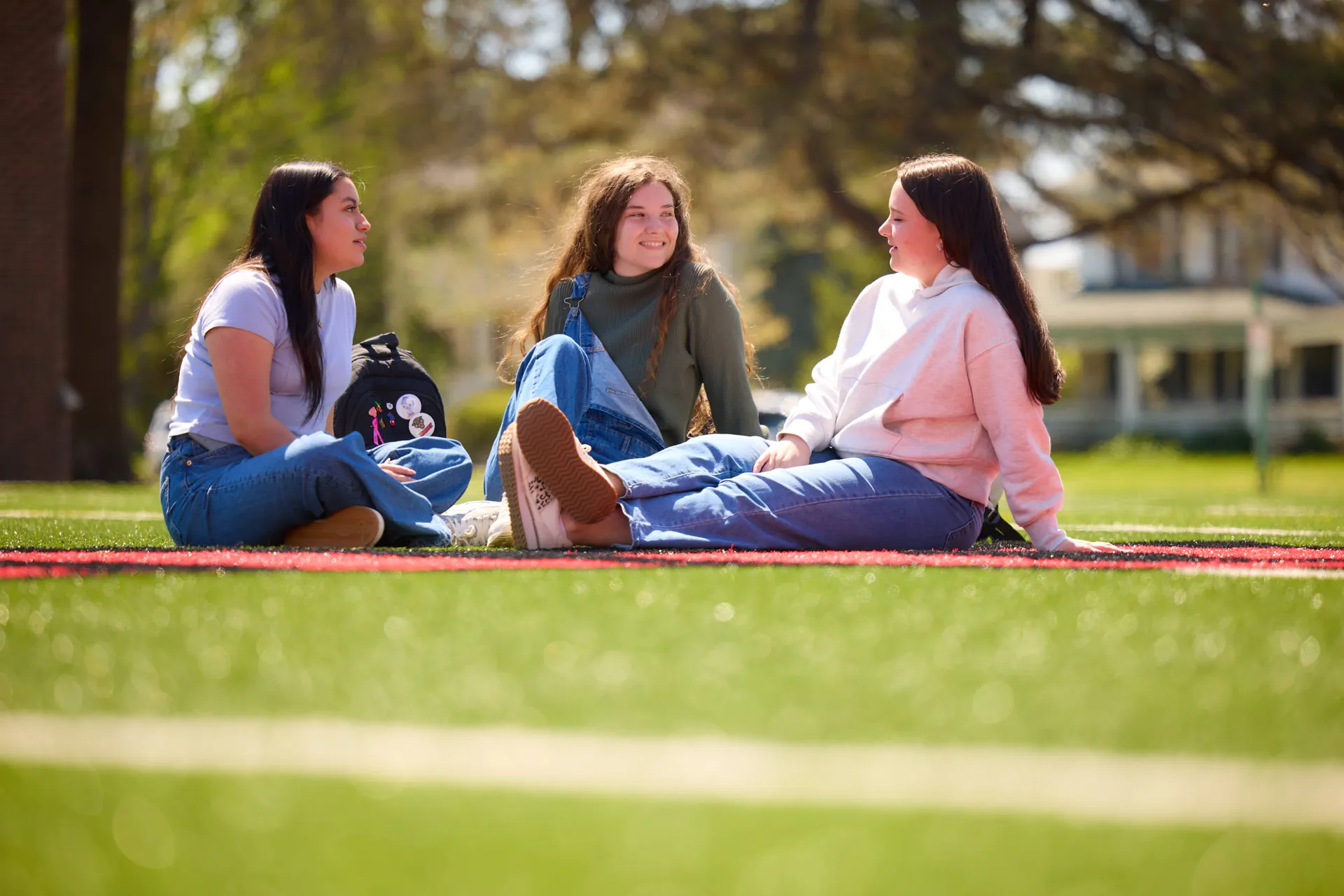Students on campus